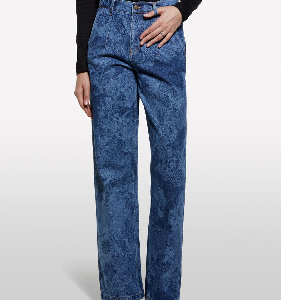 Jeans Style 68 mom fit scuro - jeans mom fit e boyfriend da donna - Blu | Sisley image number 3